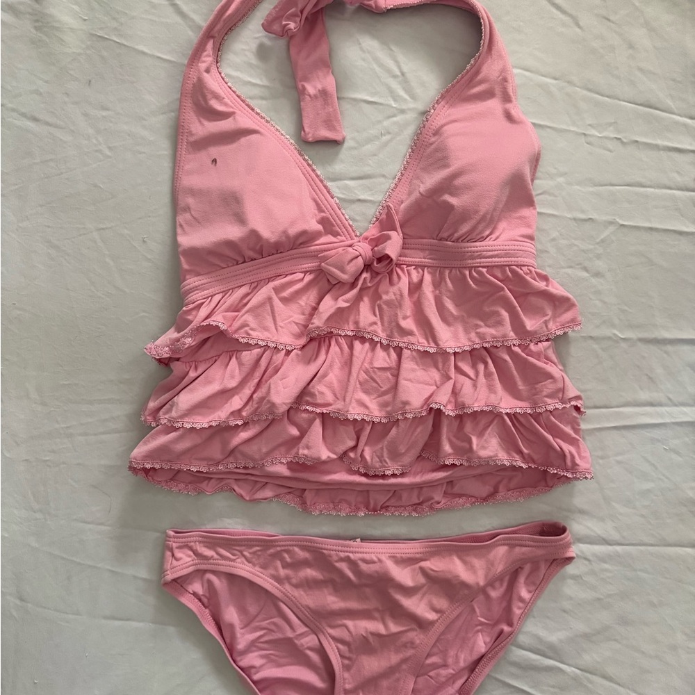 Juicy Couture Pink Layered Bikini Set